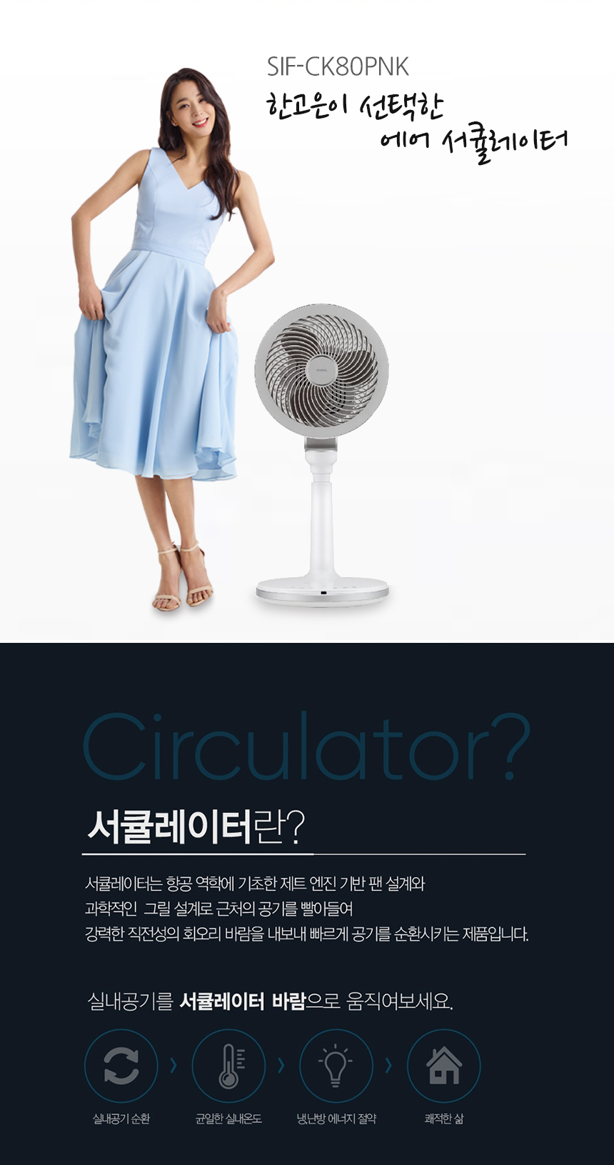 써큘레이터,스탠드형,4엽날개,회전용,여름가전/