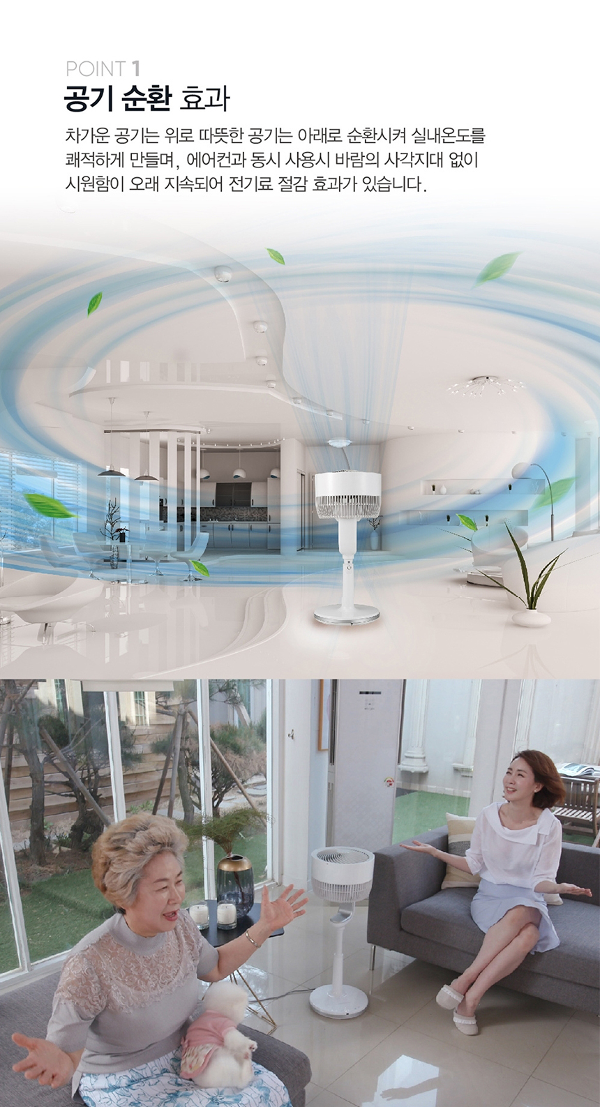 써큘레이터,스탠드형,4엽날개,회전용,여름가전/