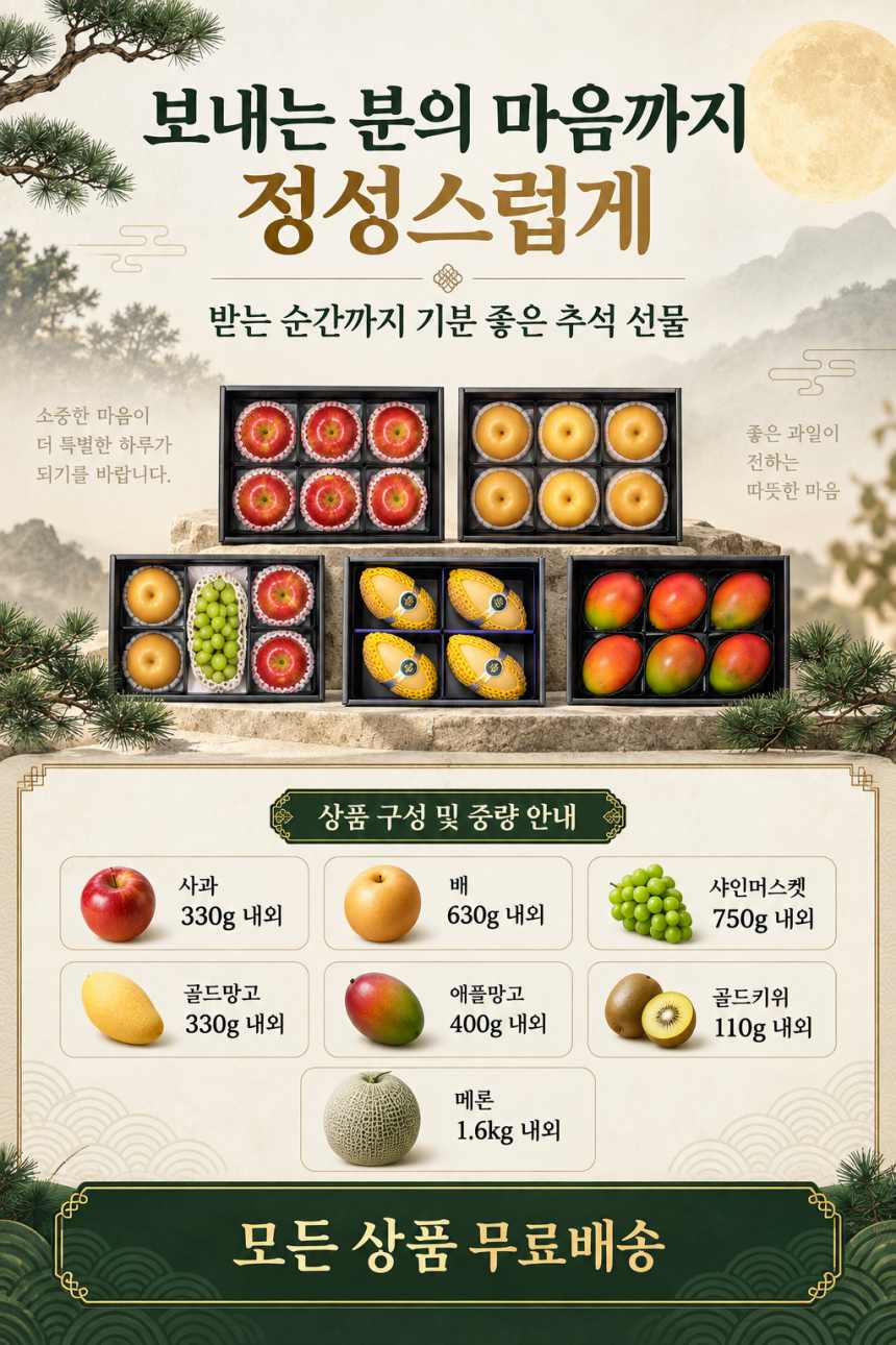 머스크메론 선물세트의 안전한 포장과 배송 상태 안내